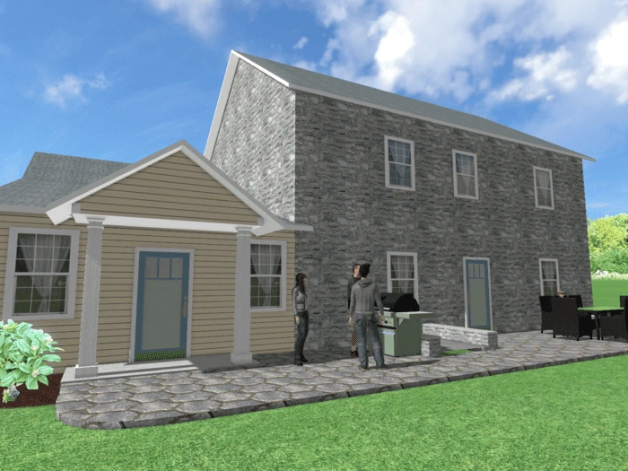 Residential Hardscape Renovation and Addition with Drainage project in jenkintown, pa